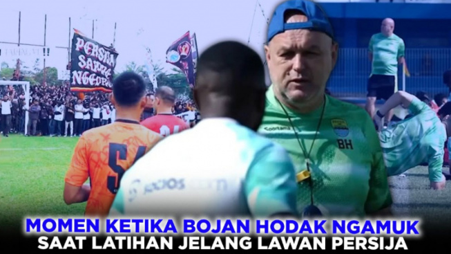 Cek Fakta: Bojan Hodak Hilang Kesabaran! Semprot Pemain Persib Bandung Jelang El Clasico Kontra Persija