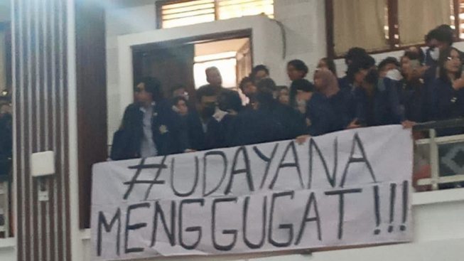 BEM Unud Gemakan Tagar #ReformasiUdayana, Prihatin Kondisi Kampus dan Kasus Rektor