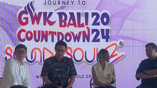 Count Down 2024 Spketakuler Sound of Soulz di GWK Bali