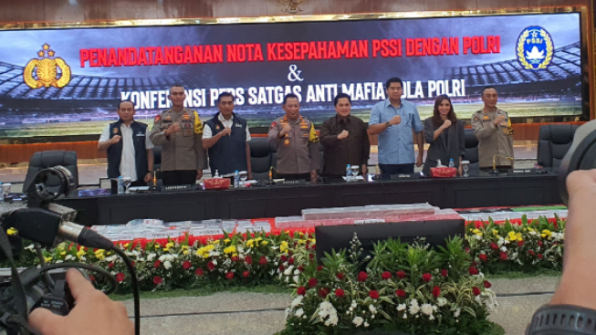 Polisi Tangkap Pelaku Pengaturan Skor di Kompetisi Sepakbola Indonesia, Erick Thohir Ungkap PSSI Tidak Akan Pandang Bulu