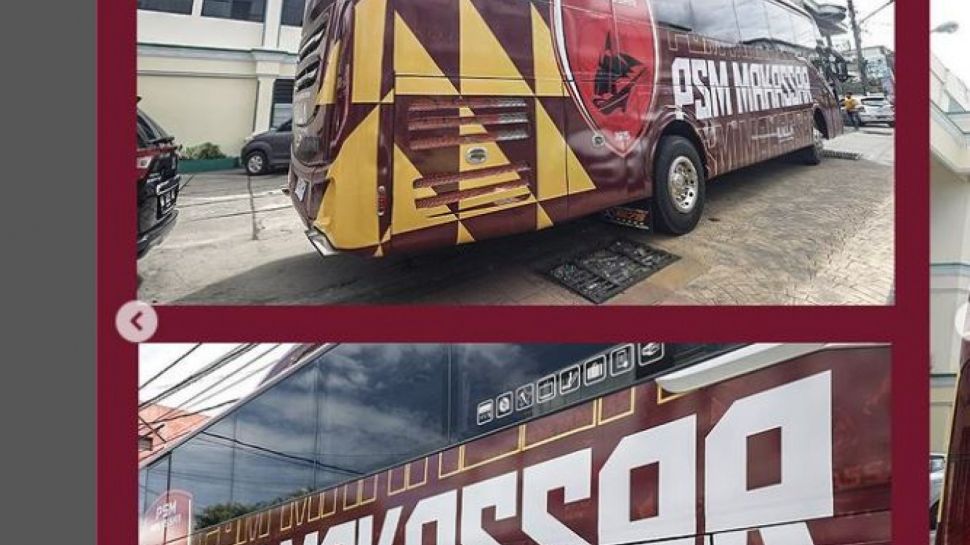 bos psm makassar belikan bus baru sebelum laga persib bandung langsung berangkat ke parepare jollynews