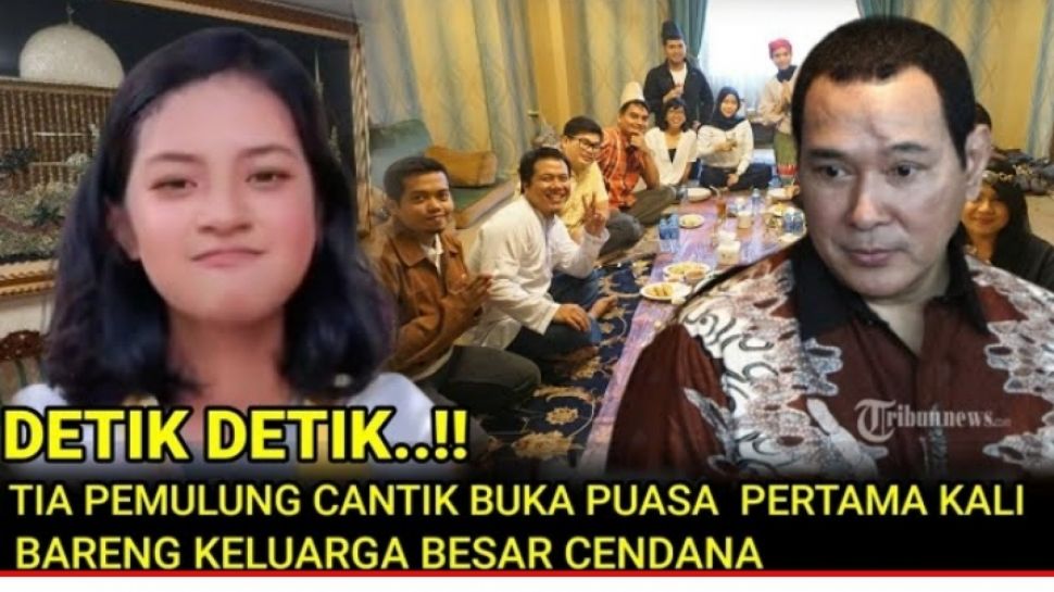 Cek Fakta Momen Haru Tia Pemulung Cantik Buka Puasa Pertama Kali