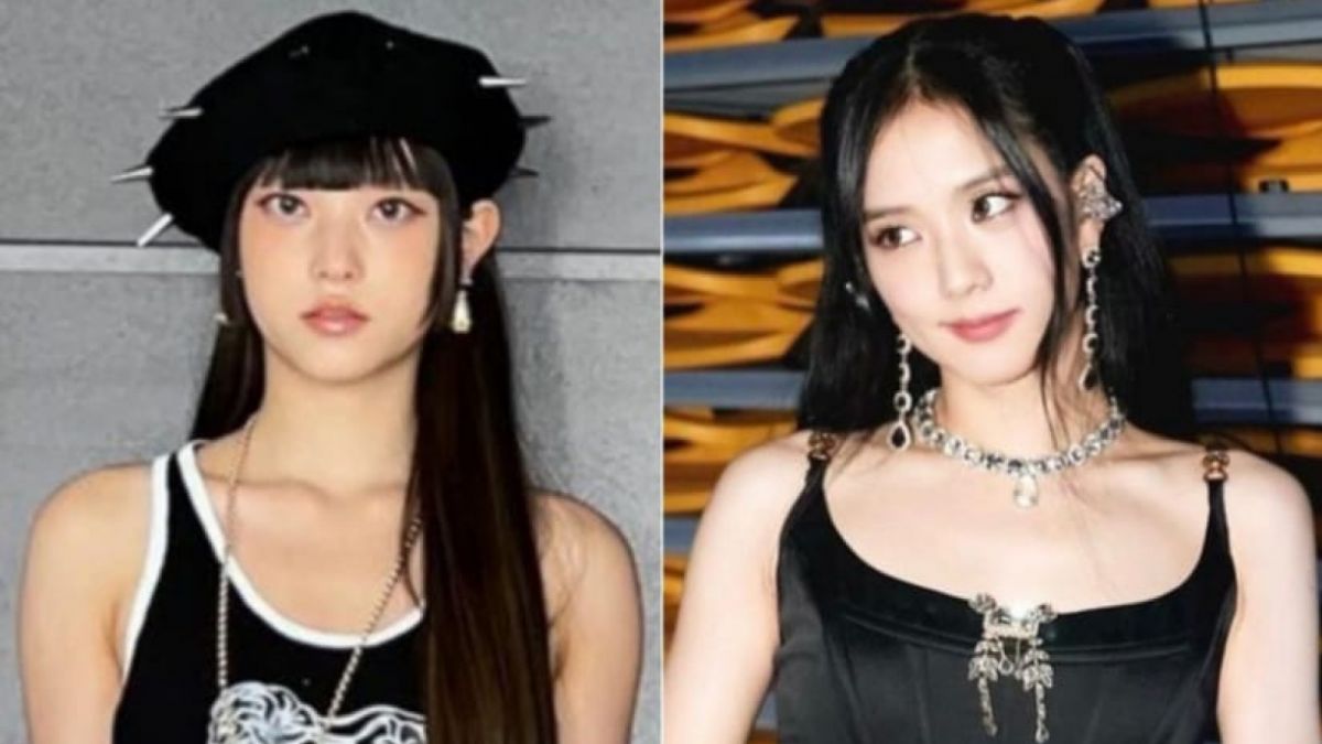 Haerin NewJeans dan Jisoo BLACKPINK [Instagram/@newjeans_official/@sooyaaa__]