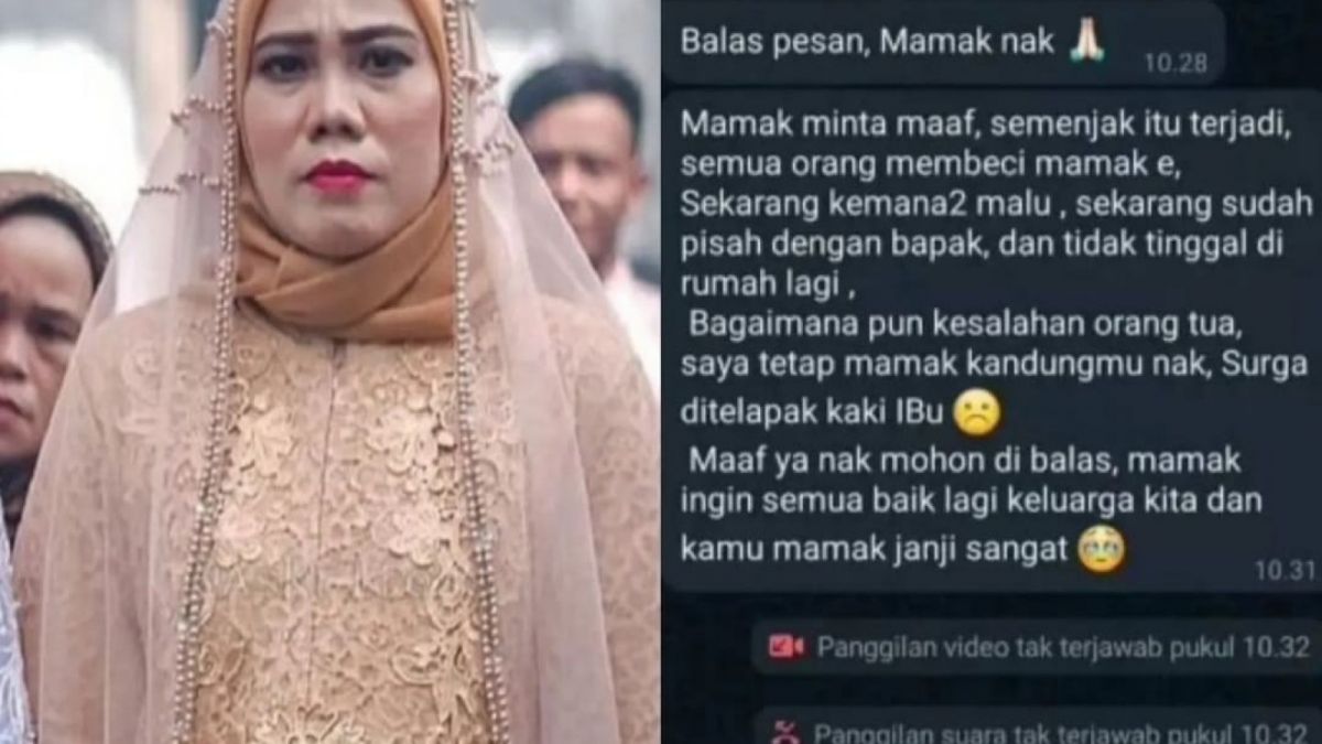 Chat yang diduga dari ibu kandung Norma [Instagram/@tante.rempong.official]