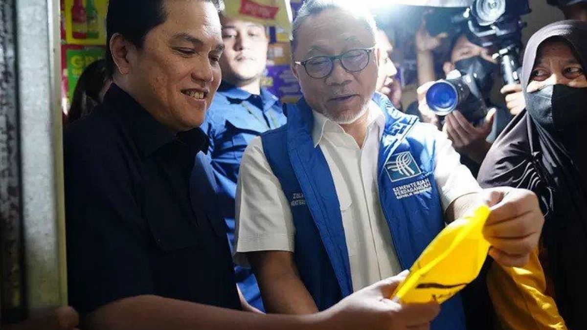 Menteri BUMN Erick Thohir dan Ketua Umum Partai Amanat Nasional (PAN) Zulkifli Hasan [Istimewa]