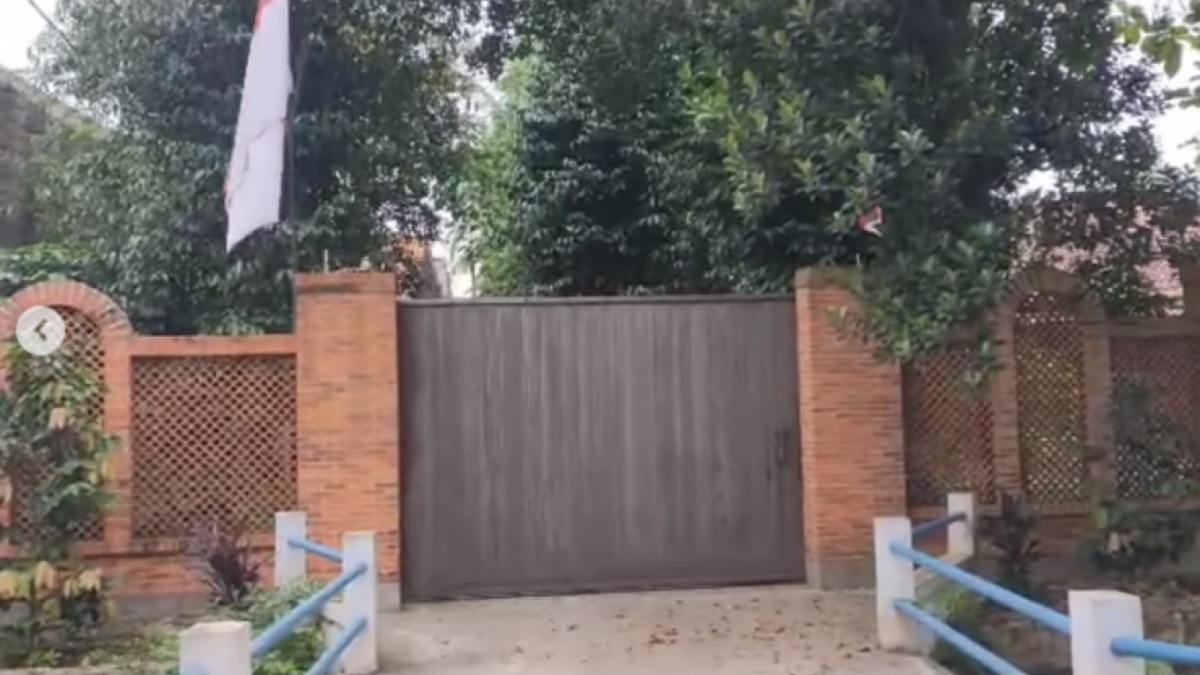 Rumah Panji Gumilang [Tangkapan layar video Instagram @depok24jam]
