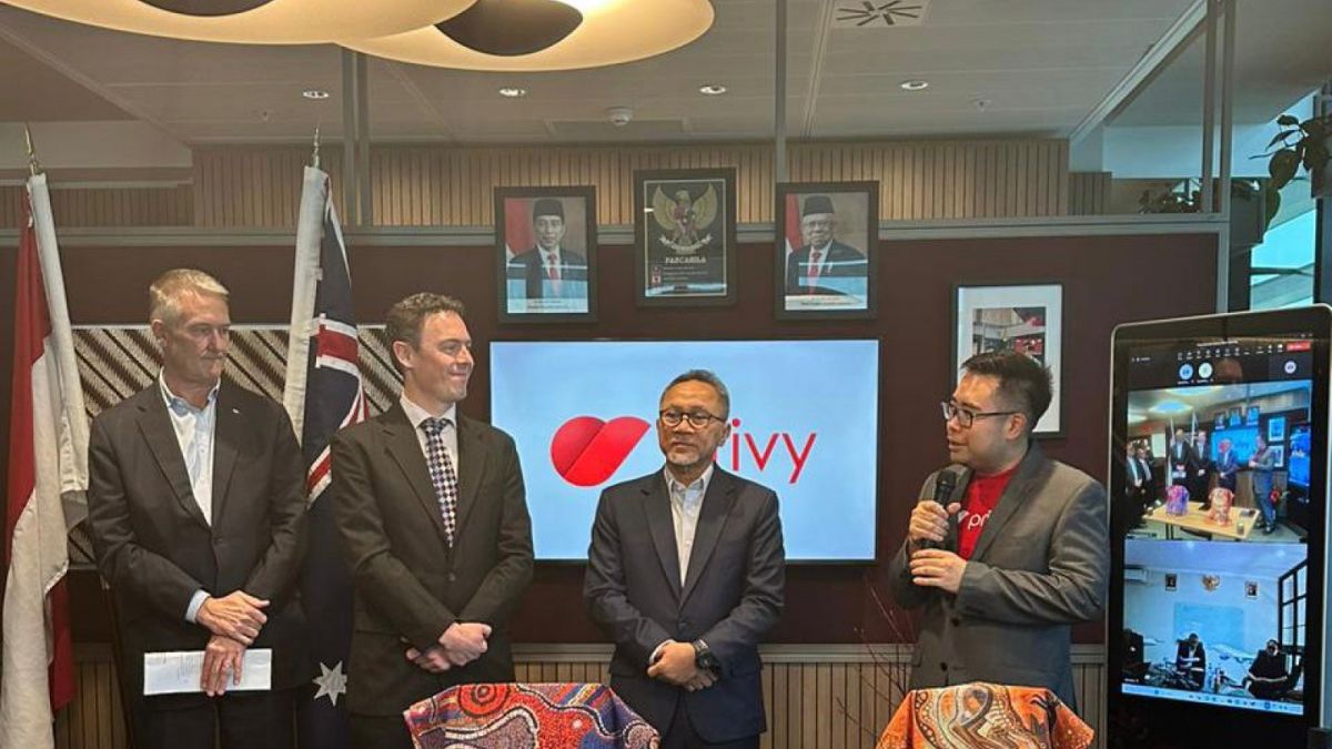 Mendag Zulkifli Hasan resmikan kantor cabang PrivyID di Sydney, Australia, pada Senin (3/7/2023). [Humas Kemendag]