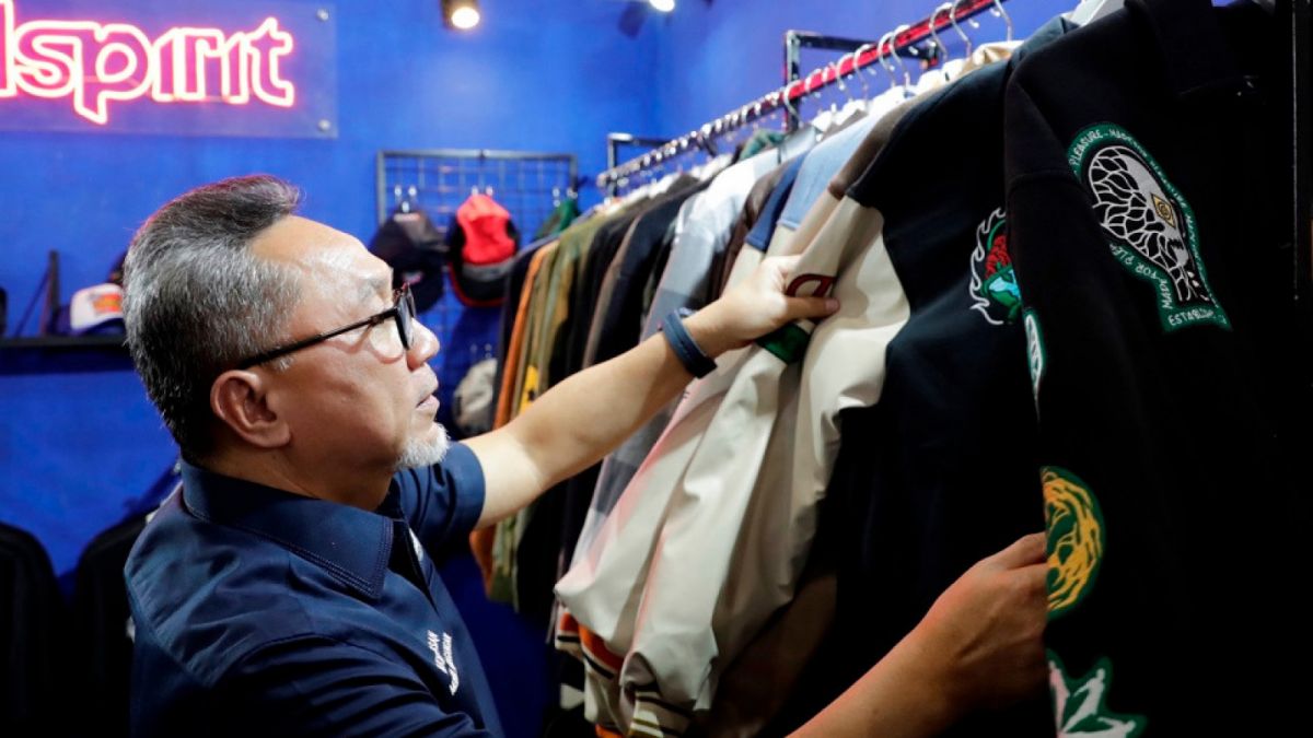 Zulkifli Hasan saat menghadiri sebuah acara UMKM [Humas PAN]