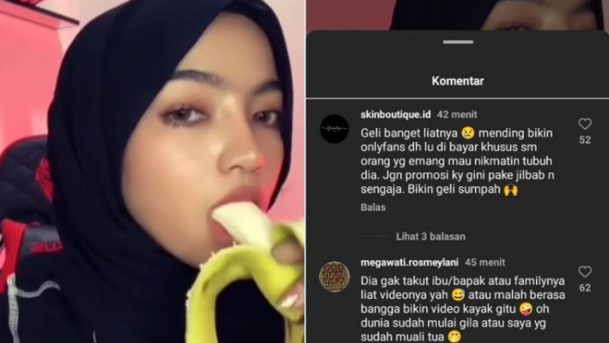 komentar warganet untuk Oklin Fia [Instagram @lambe_danu]