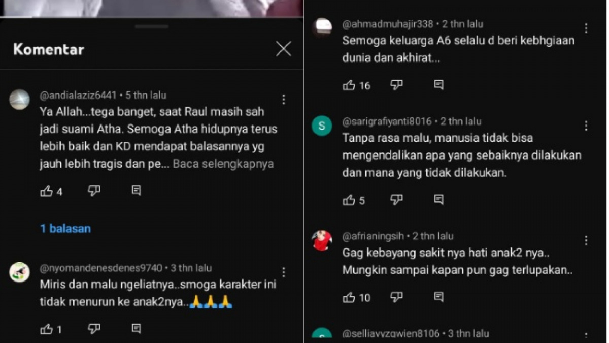 komentar warganet untuk KD