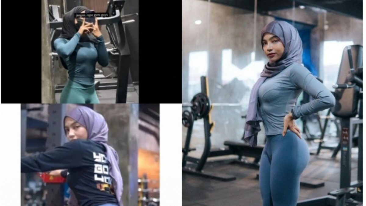 SelebTok Oklin Fia Pamer Foto Lagi Gym Buat Netizen Geram. (Instagram/lambe_danu/oklinfia)