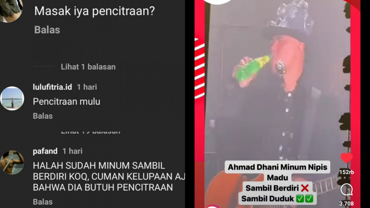 Ahmad Dhani dan komentar warganet [Instagram @lambe_turah]
