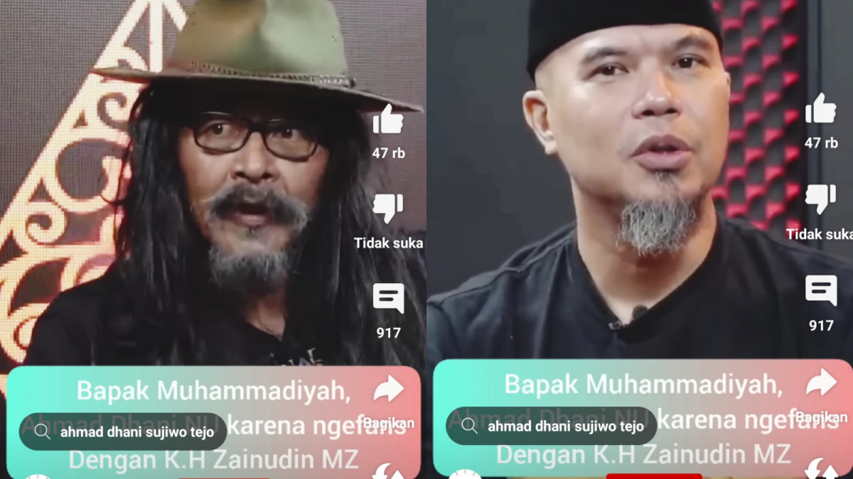 Ahmad Dhani saat ngobrol dengan Sujiwo Tejo [Tangkapan Layar]