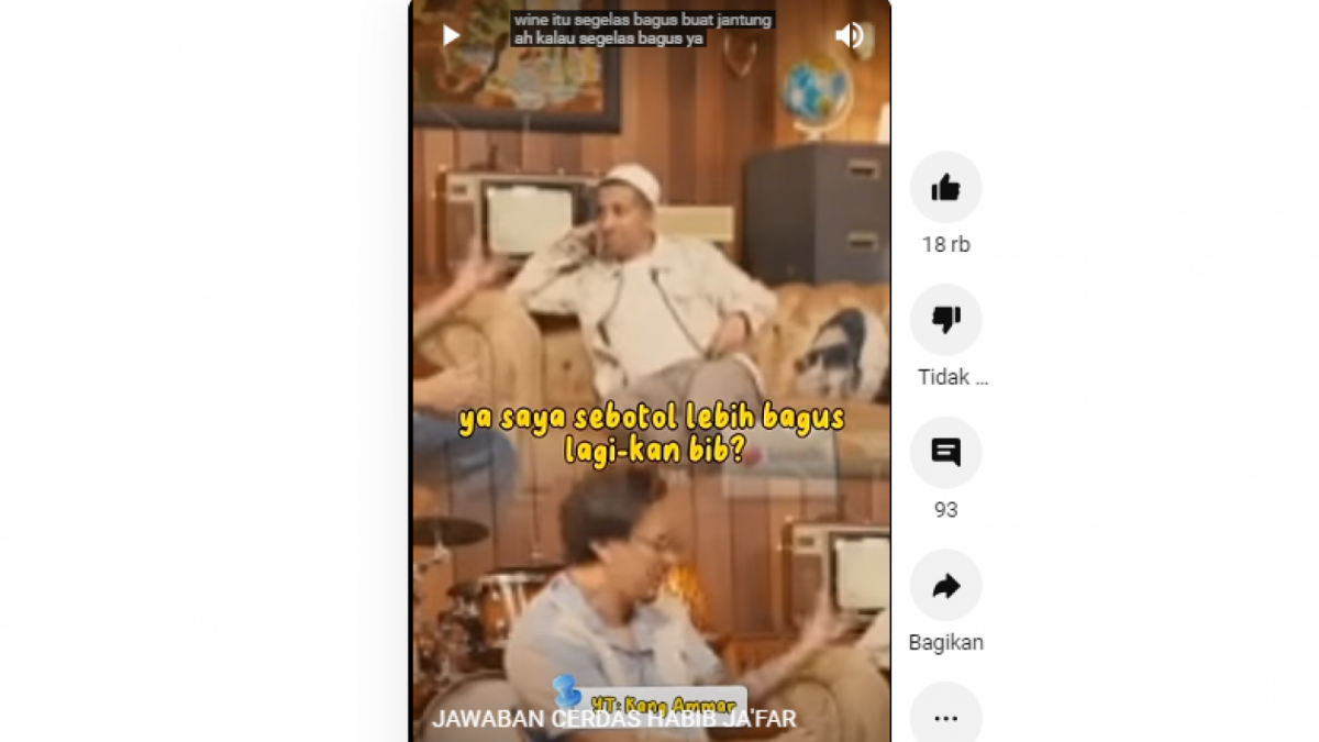 Vincent Rompies dan Habib Jafar [Short Video Youtube]