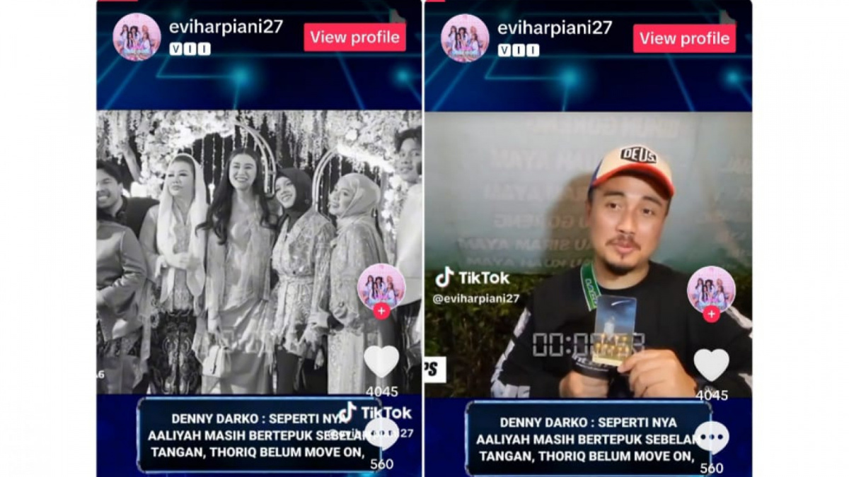 Tangkap layar TikTok [TikTok @eviharpiani27]