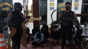 Diduga Bawa Sajam untukTawuran, Sejumlah Remaja di Depok Diamankan Polisi