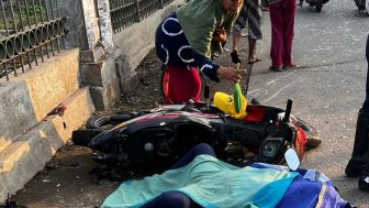 Seorang Pengendara Motor Tewas dalam Tabrakan Beruntun di Citayam