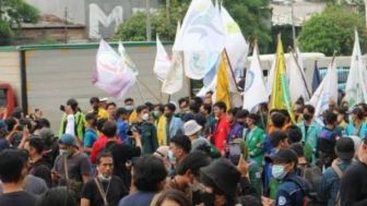 Aksi Demo Tolak Kenaikan Harga BBM Berlanjut, Ini Kata Polisi Soal Pengalihan Arus Lalu Lintas