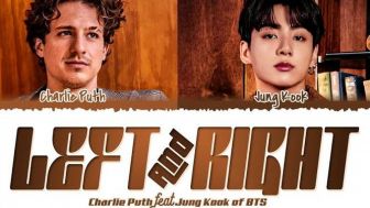 Lagu Left and Right Kolaborasi Jungkook dan Charlie Puth Kembali Naik Posisi di Billboard's Hot 100