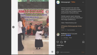 Mahasiswi Baru UHO Lakukan Gerakan Tiktok, Netizen:Definisi Sesungguhnya Awet Muda