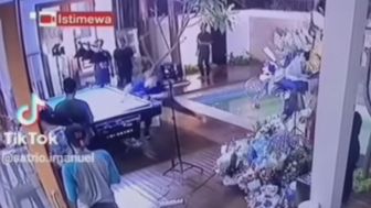 Viral CCTV Rizky Billar Ngamuk Lempar Bola Billar ke Lesti Kejora, Warganet: Selama Ini Dede Hidup Sama Monster