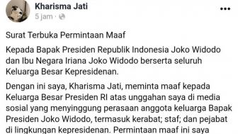 Diduga Hina Iriana Jokowi, Kharisma Jati Malah Tantang Balik Fans Fanatik Rezim: Karena Saya Bukan Penjilat