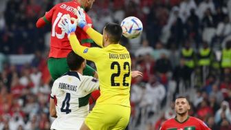 Sundulan Fenomenal Youssef En-Nesyri Jadi Sorotan Dunia
