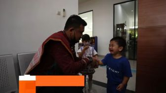 Momen Bobby Nasution Antar Anak-Anak ke Sekolah, Nahyan Malah Nangis Saat Mau Ditinggal