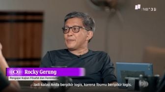 Masih Menjomblo hingga Buat Najwa Shihab Penasaran, Rocky Gerung Malah Sindir Soal Poligami