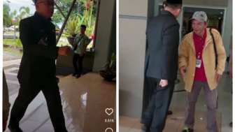 Ketua DPRD Luwu Timur Mengaku Terburu-Buru Jadi Tak Bisa Salaman, Warganet Bongkar  Gesture Tangannya