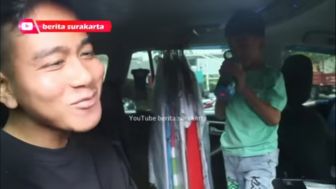 Momen Lucu Jan Ethes yang Ngaku Puasa tapi Malah Minum di Depan Gibran Rakabuming Raka