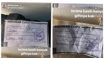 Terciduk! Johan Budi dan Bambang Pacul Berikan Hadiah kepada Greesel JKT48, Fans Berat JKT48?