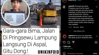 Terungkap! Pasca Pringsewu Viral Dikritik Tiktokers, Warganet ini Beberkan Mirisnya Jalanan-jalanan di Lampung: Jalan Umum Rasa Off-road