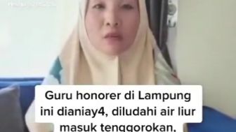 Biadab! Guru Honorer di Lampung Dianiaya hingga Diludahi Oknum Petugas Desa, Korban Minta Bantuan Hotman Paris