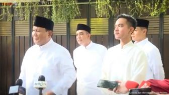 Ditemani Keliling Solo, Prabowo Sempat Puji Gibran: Mas Wali Surveinya Naik Terus