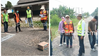 Presiden Jokowi Lakukan Kunjungan ke Lampung? Kerja Panik Gubernur Arinal Junaidi Disorot, Gercep Perbaiki Jalan Pakai Helikopter