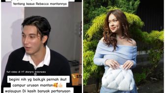 Bentak Wartawan Ditanya Soal Skandal Mantan Pacarnya Rebecca Klopper, Junior Robert Banjir Sanjungan: Cowo Baik Cerdas