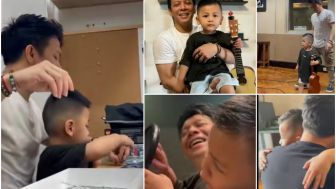 Keseruan Umar Bersama Ariel Noah, Bocah Viral yang Ngefans Sejak Meninggalnya Sang Ayah, Netizen: Angkat Jadi Anak Bang