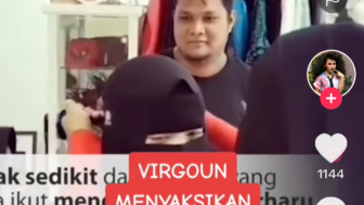 Momen Bahagia Virgoun Temani Inara Rusli Coba Pakai Cadar untuk Pertama Kali, Tatapan Tulus dan Senyum Disorot