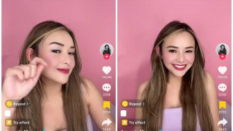 Sedot Lemak? Amanda Manopo Kembali Main Tiktok, Pipinya Disebut Menciut, Netter: Agak Tirus Sekarang