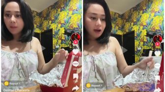 Konten Makan ini Tunjukkan Perut Denise Chariesta Nampak Tidak Berisi Meski Hamil Tua, Ada Apa?