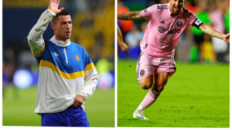 Beda Kelas! Lionel Messi Cetak Gol pada Debutnya di MLS, Cristiano Ronaldo Butuh 15 Pertandingan: Real Goat...