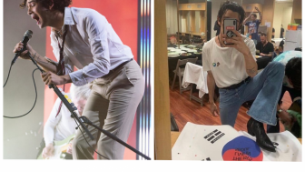 Bukan Hanya Ciuman Sesama Jenis, Vokalis The 1975 Juga Pernah Selfie dengan Pose Injak Bendera Korsel: Problematik...