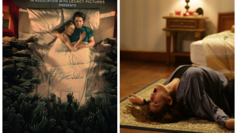 Perdana Main Horor, Poster Film Amanda Manopo Bareng Aliando Syarief Dikritik Warganet: Masa Rebahan di Ranjang?