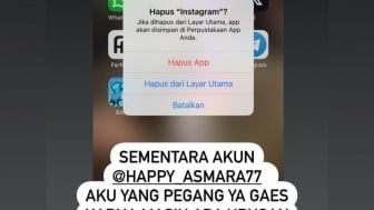 Happy Asmara Putuskan Vakum Instagram Untuk Menenangkan Diri, Belum Bisa Move On?