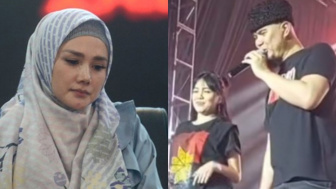 Ahmad Dhani Tarik Baladewi Berparas Cantik Nyanyi di Panggung, Komentar Warganet Bikin Mulan Deg-degan: Calon Istri Muda Lagi