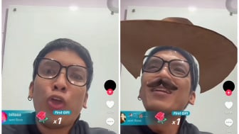 Kesepian Menduda, Desta Asuh Anak Sambil Live Tiktok, Respon Pas Disawer: Mau Langsung Cairin Duitnya