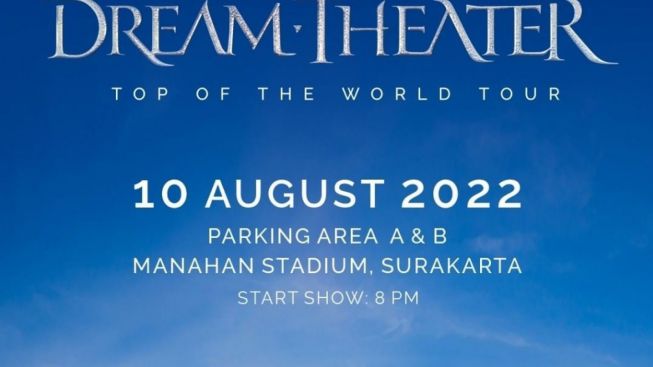 Band Progressif Rock Dream Theater Gelar Konser di Stadion Manahan Solo, Jateng