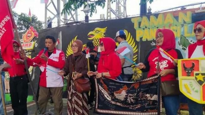 Peringati HUT RI, Sejumlah Aktivis Gelar Doa Bersama untuk Bangsa dan Negara di Taman Pancasila