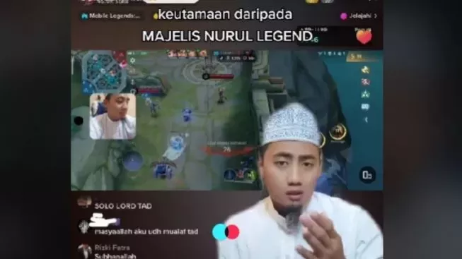 Ustaz Ini Berdakwah Menggunakan Live Mobile Legend, Sampai Ada yang Mualaf!